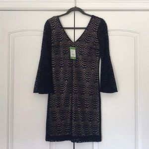NWT Nicoline Navy lace Lily Dress